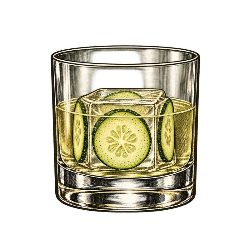 Vintage cocktail engraving: Antidote No. 1